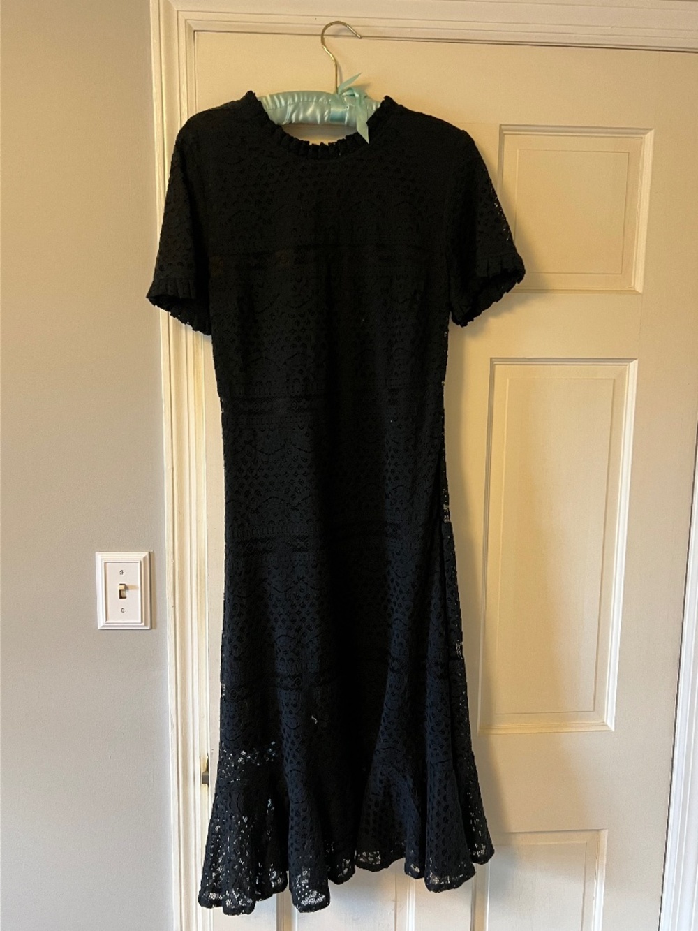 Bohme Peplum Lace Dress (NWT) Midi